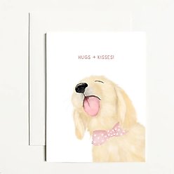Hugs + Kisses Greeting Card