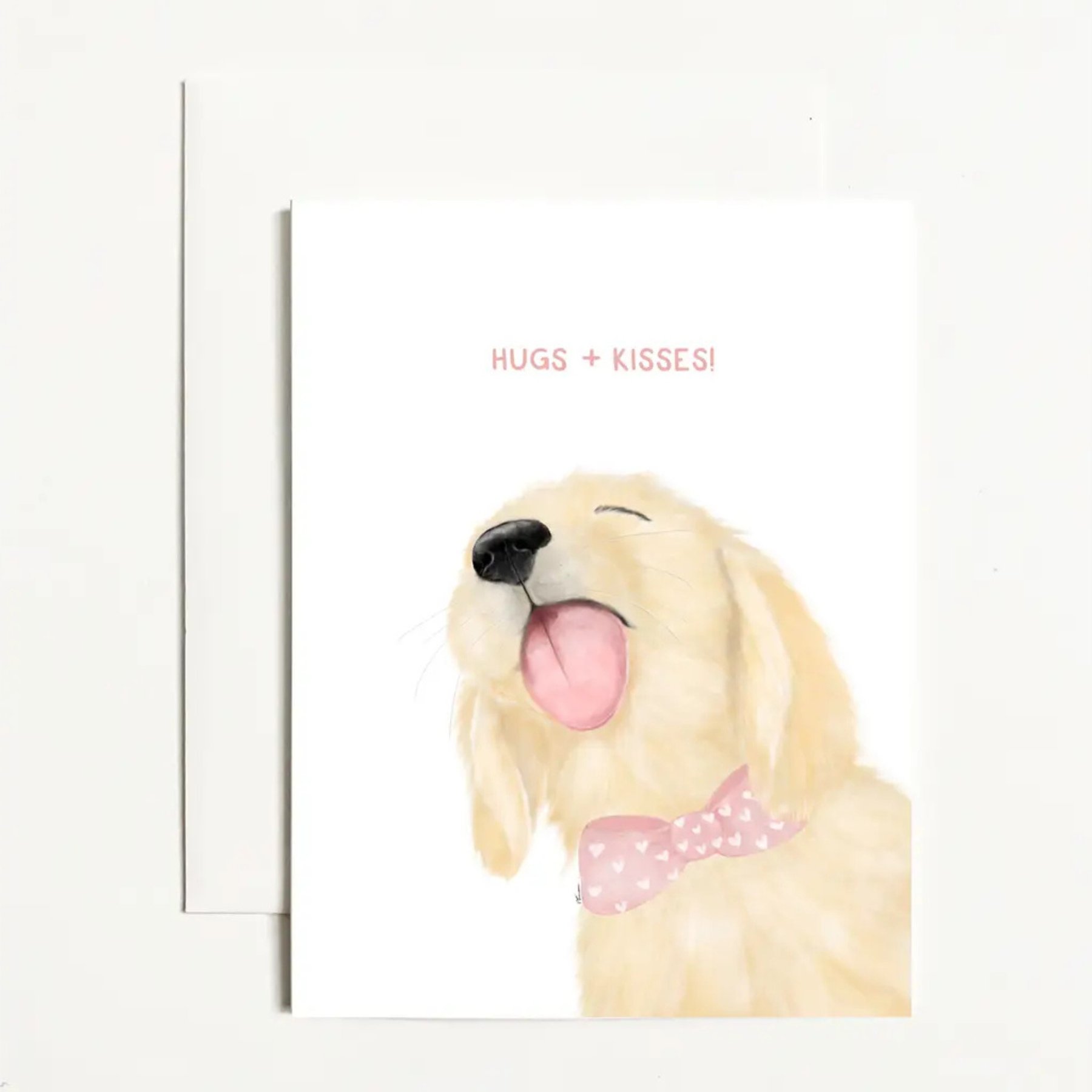 Hugs + Kisses Greeting Card