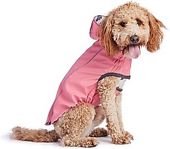 GF Pet Reversible Dog Raincoat, Pink, Large