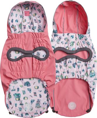 Show full view: GF Pet Reversible Dog Raincoat, Pink, Large slide 3 of 9