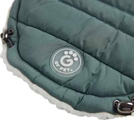 Show full view: GF Pet Camplife Dog Puffer Jacket, Sage, XX-Small slide 6 of 9