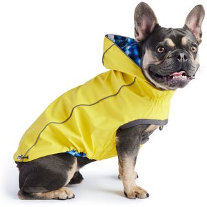 GF Pet Reversible Dog Raincoat, Yellow, XXXX-Large