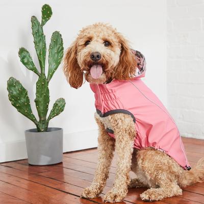 Show full view: GF Pet Reversible Dog Raincoat, Pink, Large slide 7 of 9