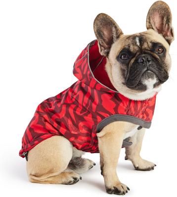 Show full view: GF Pet Reversible Dog Raincoat, Red, Large slide 5 of 10