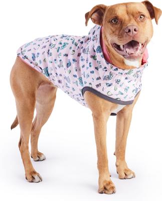 Show full view: GF Pet Reversible Dog Raincoat, Pink, Large slide 4 of 9