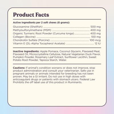 Show full view: Bundle x Joy Radiant Hip x Joint Chew Supplement for Dogs, 90 count slide 3 of 7