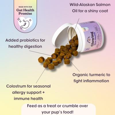 Show full view: Bundle x Joy Glowing Skin Health Chew Supplement for Dogs, 90 count slide 4 of 7