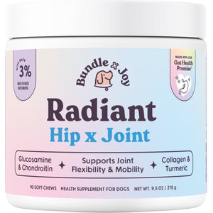 Bundle x Joy Radiant Hip x Joint Chew Supplement for Dogs, 90 count