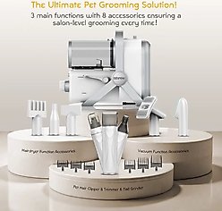 LILIPRO Dog & Cat Grooming Kit with Clipper, Vacuum & Dryer, White slide 2 of 9