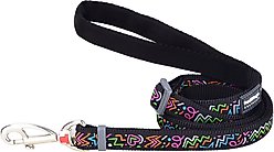 Red Dingo Squiggles Design Nylon Dog Leash, Black, Small: 6-ft long, 5/8-in wide