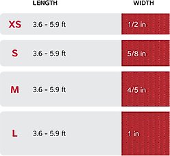 Red Dingo SuperLead Squiggles Design Nylon Dog Leash, Black, Large: 6-ft long, 1-in wide slide 2 of 9