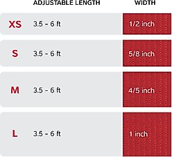 Red Dingo Squiggles Design Nylon Dog Leash, Black, X-Small: 6-ft long, 1/2-in wide slide 2 of 4