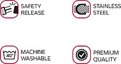 Red Dingo Squiggles Design Nylon Breakaway Cat Collar, Black, X-Small: 8 to 13-in neck, 1/2-in wide slide 2 of 5