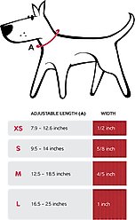 Red Dingo Squiggles Design Nylon Dog Collar, Black, Small: 9 to 14-in neck, 5/8-in wide slide 2 of 8