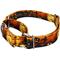 Show in main carousel: Country Brook Petz Midnight Fright Gunmetal Martingale Dog Collar, Orange, XX-Small slide 3 of 5