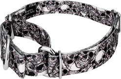 Country Brook Petz Phantom Skulls Martingale Dog Collar, Black, Large slide 2 of 5