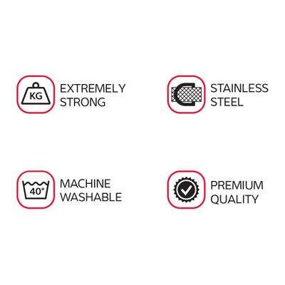 Show full view: Red Dingo Squiggles Design Nylon Dog Collar, Black, Small: 9 to 14-in neck, 5/8-in wide slide 6 of 8