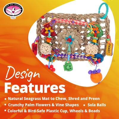 Show full view: Super Bird Creations Buffet Wall Bird Toy slide 5 of 7