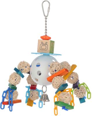 Show full view: Super Bird Creations Wicker Ball Mobile Bird Toy slide 2 of 7