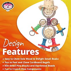 Super Bird Creations Bagel Buddy Bird Toy slide 2 of 7