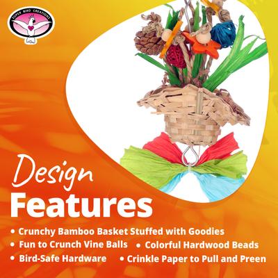 Show full view: Super Bird Creations Spring Flowers Bird Toy slide 5 of 7