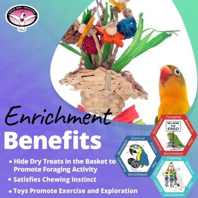 Show full view: Super Bird Creations Spring Flowers Bird Toy slide 4 of 7