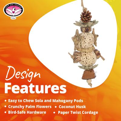 Show full view: Super Bird Creations Sola Star Tree Bird Toy slide 5 of 7