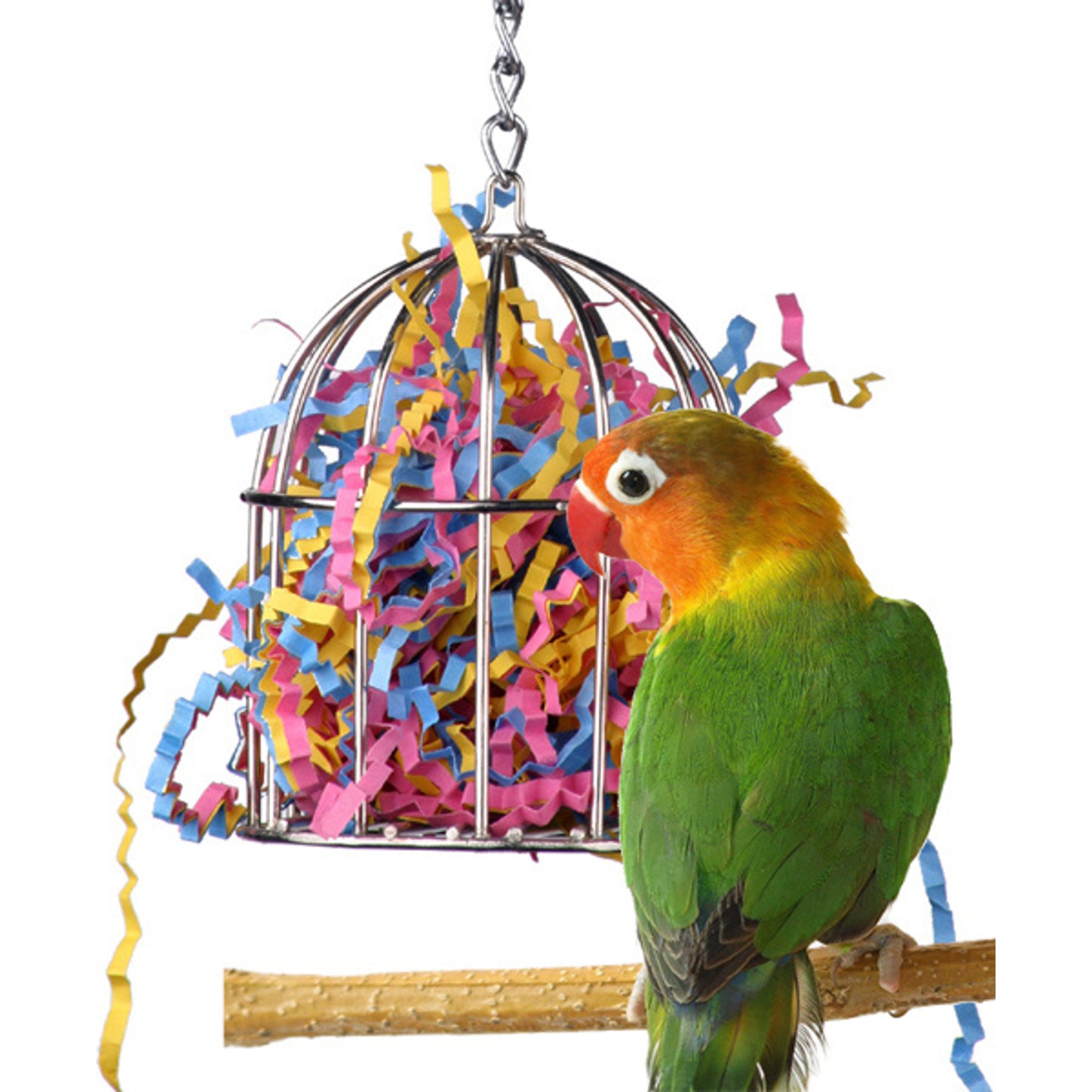 Super Bird Creations Mini Stainless Steel Treat Cage Bird Toy