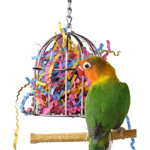 Super Bird Creations Mini Stainless Steel Treat Cage Bird Toy