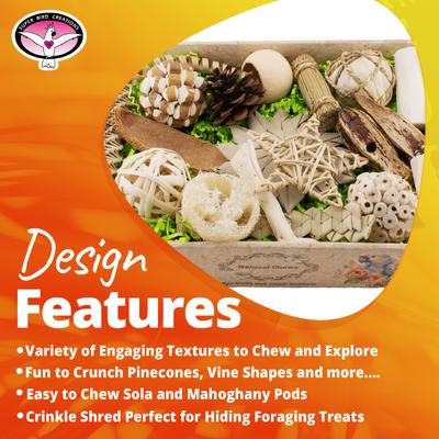 Show full view: Super Bird Creations Birdie Bites Ultimate Bird Toy slide 4 of 6