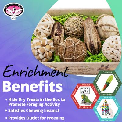 Show full view: Super Bird Creations Birdie Bites Deluxe Bird Toy slide 3 of 6