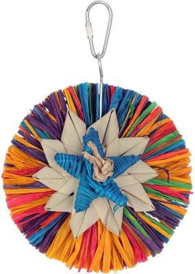 Show full view: Super Bird Creations Rainbow Raffia Sm Bird Toy slide 2 of 7