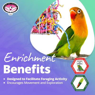 Show full view: Super Bird Creations Mini Stainless Steel Treat Cage Bird Toy slide 4 of 8