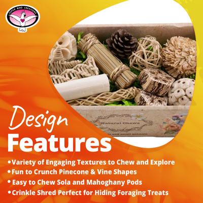 Show full view: Super Bird Creations Birdie Bites Bird Toy slide 4 of 7