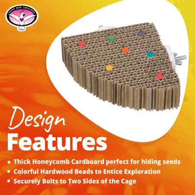 Show full view: Super Bird Creations Corner Treat Block Bird Toy slide 4 of 6