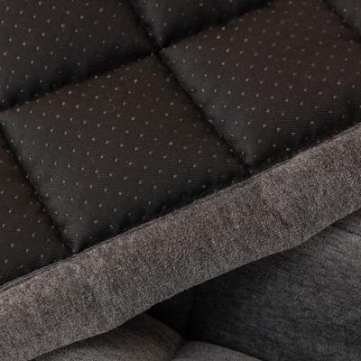 Show full view: Allisandro Quilted Cotton Anti-Slip Couch Cover, Dark Grey, 32 x 73-in slide 6 of 7