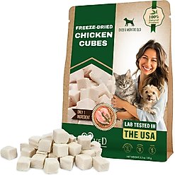 Beloved Pets Freeze-Dried Chicken Cubes Dog & Cat Treats, 5.3-oz bag slide 1 of 7