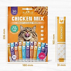 Beloved Pets Chicken Mix Multivitamin Creamy Lickable Cat Treats, 40 count slide 2 of 8