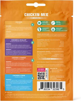Show full view: Beloved Pets Chicken Mix Multivitamin Creamy Lickable Cat Treats, 20 count slide 9 of 10