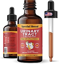 Special Breed Urinary Tract Infection Cranberry Flavored Supplement for Dogs & Cats, 2-fl oz bottle