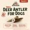 Show in main carousel: Heartland Antlers Deer Antler Dog Chew, Small: 5 to 25-lbs, 2 count slide 3 of 9