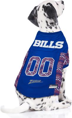 Show full view: Pets First NFL Zubaz Dog Jersey, Buffalo Bills, Large slide 4 of 5