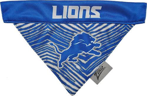 Show full view: Pets First NFL Zubaz Dog Bandana, Detroit Lions, Large-X-Large slide 3 of 6