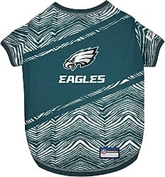 Pets First NFL Zubaz Dog T-Shirt, Philadelphia Eagles, X-Large