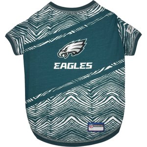 Pets First NFL Zubaz Dog T-Shirt, Philadelphia Eagles, X-Small