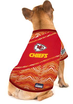 Show full view: Pets First NFL Zubaz Dog T-Shirt, Kansas City Chiefs, Large slide 5 of 5