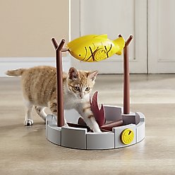 Petpals 11-in Treat Dispensing Slow Cat Feeder, Multi, Small slide 2 of 6
