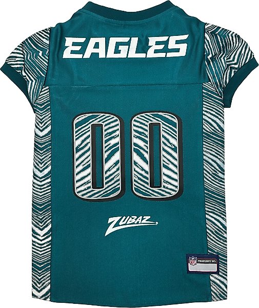 Show full view: Pets First NFL Zubaz Dog Jersey, Philadelphia Eagles, Large slide 1 of 5