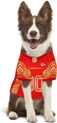Show full view: Pets First NFL Zubaz Dog Jersey, Kansas City Chiefs, X-Large slide 5 of 5