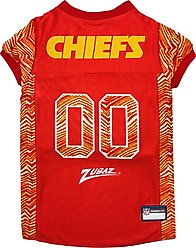 Pets First NFL Zubaz Dog Jersey, Kansas City Chiefs, Small